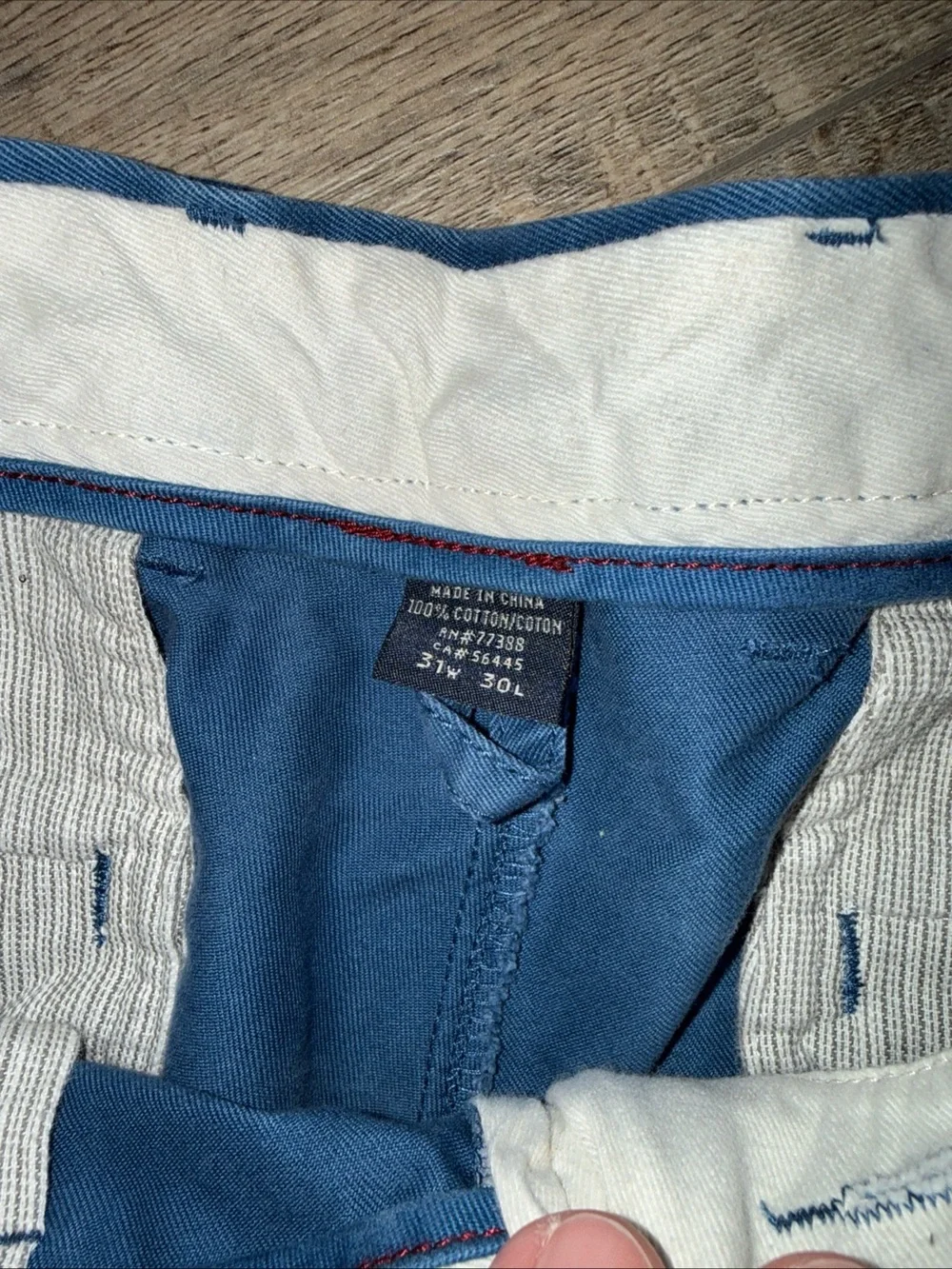 J crew broken in Blue Casual Chino Pants 31/30
